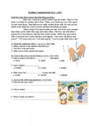 English Worksheet: Dirty Hands