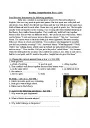 English Worksheet: Un lucky thief