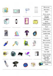 Machine, Appliances, and Gadget Identification Practice (Page 2)