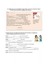 English worksheet: mixes tense