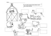 English Worksheet: Farm Animals