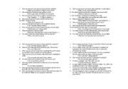 English Worksheet: speaking activities