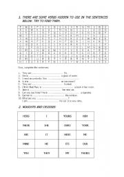 English worksheet: SIMPLE PRESENT AND PRESENT CONTINUOUS