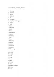 English Worksheet: Ans