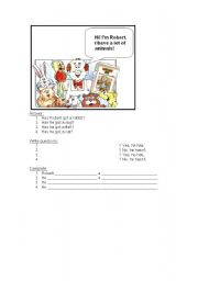 English worksheet: have/ has got