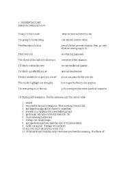 English worksheet: Presentations 