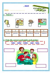 English Worksheet: worksheet