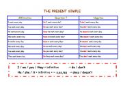 English Worksheet: The Present Smple