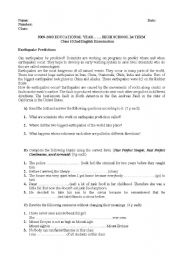 English Worksheet: 1st Term Second Examination For Anatolian High School Class 10 in Turkey