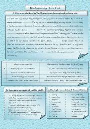 English Worksheet: New York New York