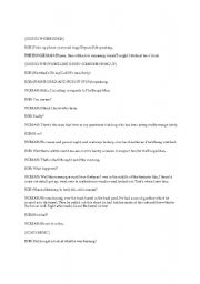 English Worksheet: The Boogie Man