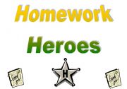 Homework Heroes Tracking Chart