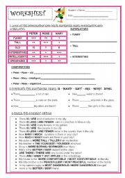 English Worksheet: WORKSHEET