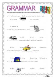 English Worksheet: 30items to check your grammar ^^  1-30 (3pages)
