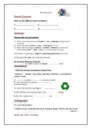 Save our planet(Exercises)