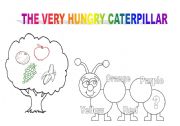 English Worksheet: THE VERY HUNGRY CATERPILLAR