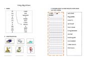 English Worksheet: Daily routine