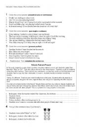 English Worksheet: special needs students exam