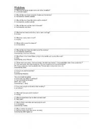 English Worksheet: Riddles