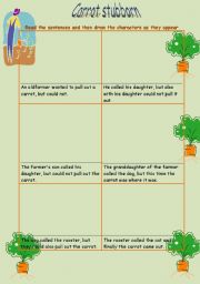 English worksheet: carrot stubborn
