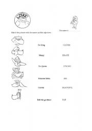 English Worksheet: Muzzy in gondoland - main characters