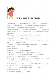 English worksheet: Dora: The city of lost toys