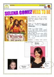 English worksheet: Selena gomez