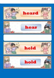 English Worksheet: SIMPLE PRESENT AND PAST TENSE: GAME CARD SET C of SET E