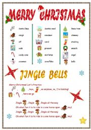 Jingle Bell Rock. Fill in the gaps - ESL worksheet by pia23_