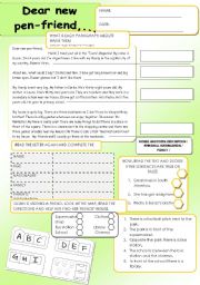 English Worksheet: Informal letters - General Revision