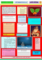 37 Lennon English ESL worksheets pdf & doc