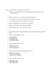 English Worksheet: DEMONSTRATIVE PRONOUNS