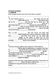 English Worksheet: grammar revision- elementary