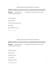 English Worksheet: Present Simple passive pairwork questions