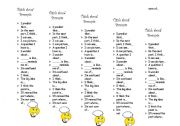 English Worksheet: Think aloud bookmarks