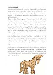 English Worksheet: the trojan horse