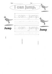 English worksheet: action verbs