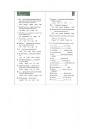 English worksheet: tests