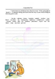 English Worksheet: Writing 