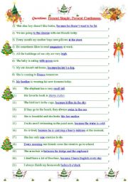 English Worksheet: Questions. Present Simple. Present Continuous. 
