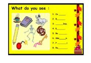 English worksheet: workpaper