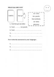 English Worksheet: HAVE GOT