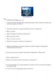 English worksheet: finding nemo 