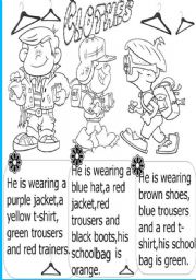 English Worksheet: clothes