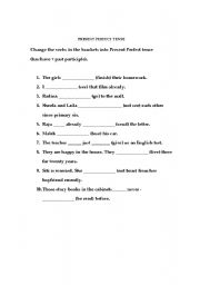 English worksheet: FILL IN THE BLANKS