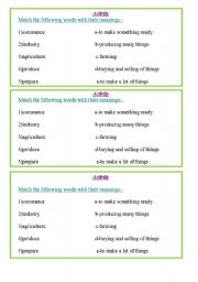 English worksheet: Activity