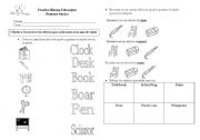English worksheet: Classroom test 