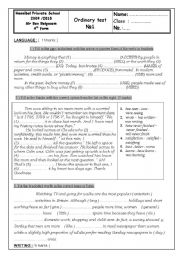 English Worksheet: useful Grammar tasks 