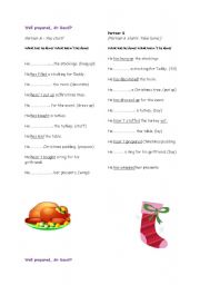 English Worksheet: X-mas with Mr Bean 2