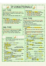 English Worksheet: If-Conditionals